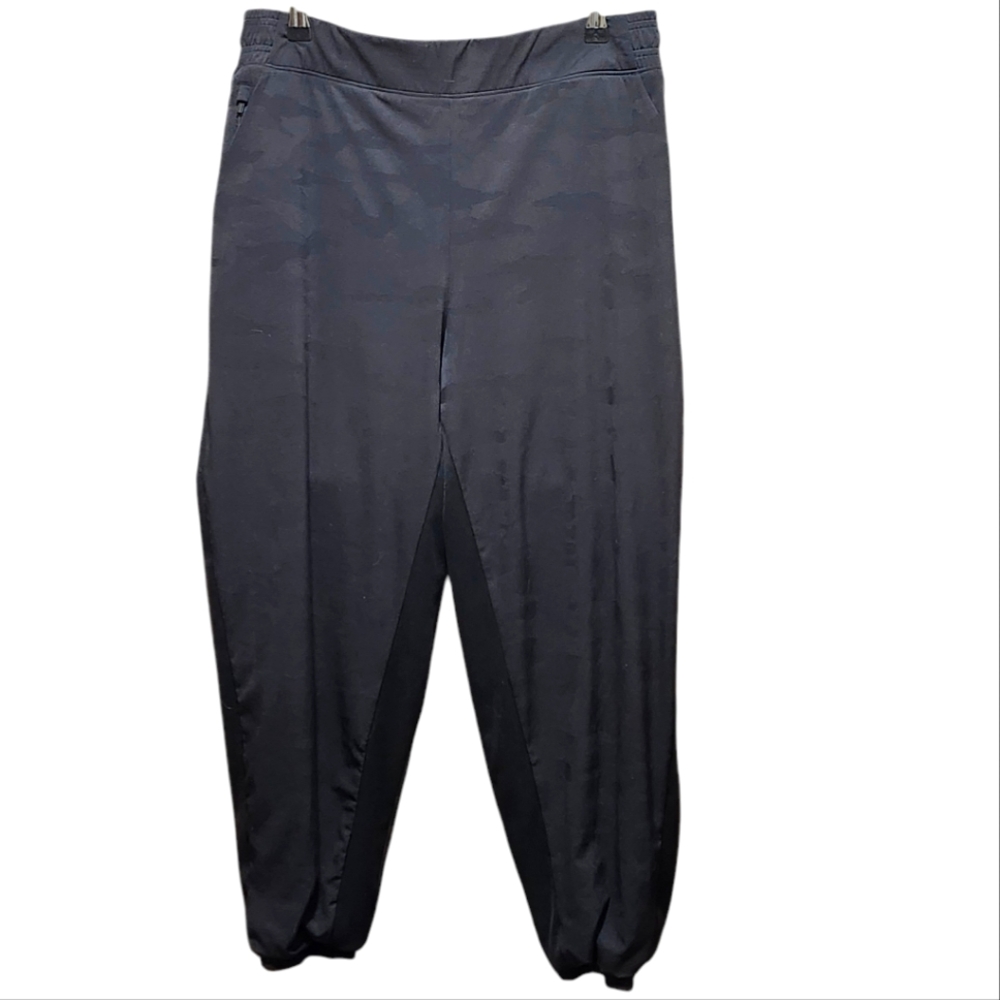 Athleta‎ Brooklyn lined black camo jogger pants women's size 16